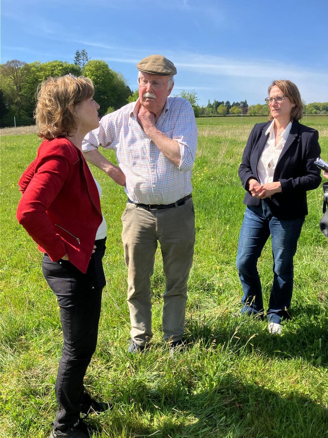 Rebecca Pow MP discusses nature-friendly farming with Andrew Ingram and Caroline Newton